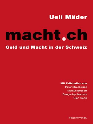 cover image of macht.ch